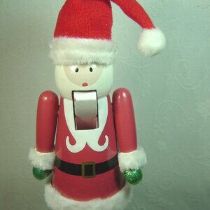 Nutcracker dressed as Santa Claus--13.5" tall